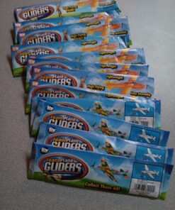 Rhode Island Novelty 8 Inch Flying Glider Plane Set of 12 Multicolor, 8" 14 717su5o1z0L