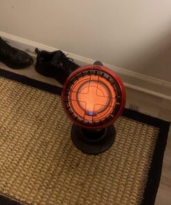 Mr. Heater F215100 MH4B Little Buddy 3800-BTU Indoor Safe Propane Heater With Portable|Low-Oxygen Safety Shutoff|Tip-Over Protection|Lightweight, Medium , Black/Red 59 717tCahnH6L