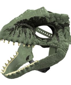 Alternative view of Mattel Jurassic World Toys Dominion Giganotosaurus Dinosaur Mask, Movie-Inspired Role Play Toy with Opening Jaw & Realistic Design, Multicolor, For ages 4 years old and up