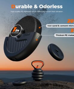 FEIERDUN Adjustable Dumbbells, 20/30/40/50/70/90lbs Free Weight Set with Connector, 4 in1 Dumbbells Set Used as Barbell, Kettlebells, Push up Stand, Fitness Exercises for Home Gym Suitable Men/Women A.20LB(10LB Pair) 12 717tPaajWL