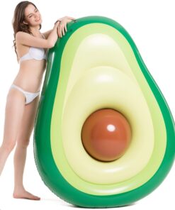 Jasonwell Inflatable Avocado Pool Float Floatie with Ball Water Fun Large Blow Up Summer Beach Swimming Floaty Party Toys Lounge Raft for Kids Adults (XL) Avocado-XL 21 717tdmdQv4L