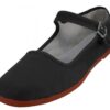 Easy USA Women's Flats,Mary Jane,Ballet 8 Black 114 18 717u H V8XL