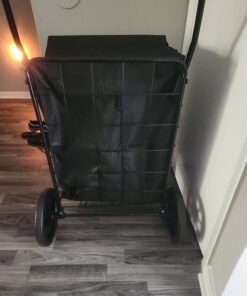 Whitmor Deluxe Utility Cart, Extra Large, Black 44 717u0Y2WvL