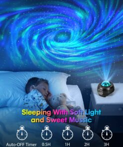 Star Projector Galaxy Projector, Happy Birthday Decorations Gift Night Light with Remote Nebula Starry Light Projector Twinkling Ceiling Stars Projection for Home Gaming Bedroom Kids Room Decor Lights DQ-M2 20 717uA1JJxhL