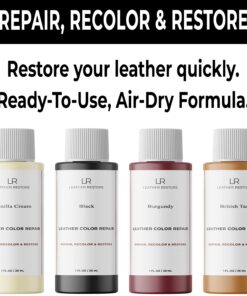 Alternative view of Leather Restore Leather Color Repair, Dark Brown 1 OZ - Repair, Recolor and Restore Couch, Furniture, Auto Interior, Car Seats, Vinyl and Shoes