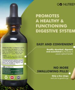 Go Nutrients Intestinal Edge Gut Detox Cleanse for Humans: Enhance Digestive Health, Boost Energy, Clear Skin with Black Walnut, Wormwood, Clove & Gentian Root for Adults & Kids 2oz Liquid Drops 23 717uuVIKo0L