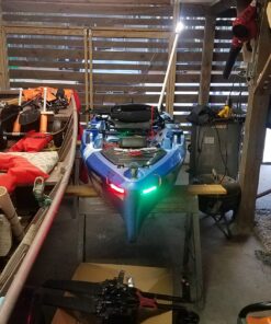 X-Haibei LED Marine Navigation Lights, All Round 360° White Stern Light for Boats Pontoon Yacht Anchor, DC 10-24V, IP65, Visibility 3NM 22 717uv6 qPYL