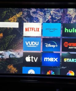 NexiGo PJ40 Projector with WiFi and Bluetooth, Native 1080P, 4K Supported, Projector for Outdoor Movies, 300 Inch, Zoomable, 20W Speakers, Home Theater, Compatible w/TV Stick, iOS, Android (Black) Regular OS 80 717veqViqIL 1