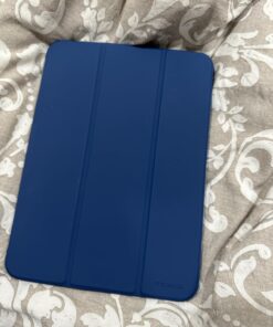 MoKo Case for iPad 10th Generation 10.9 inch 2022, Slim Stand Protective Cover with Hard PC Translucent Back Shell Cover for iPad 10th Gen 2022, Support Touch ID, Auto Wake/Sleep, Navy Blue 35 717w3tq70FL