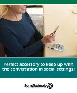 SuperEar Rechargeable Personal Sound Amplifier Model SE9000HP (PSAP) - 50dB Amplifier with Headphones, Earbuds, and Tactile 3 Tone Frequency (Hi-Med-Low) for Adults, Audiologists, Seniors, and Elderly 12 717xu7gflBL