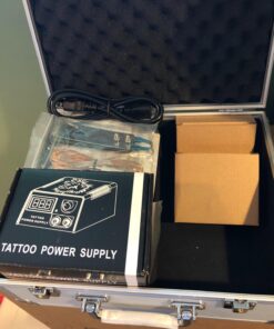 Dragonhawk Complete Tattoo Kit 4 Standard Tunings Tattoo Machines Power Supply 10 Color Tattoo Inks 50 Needles Tips Grips with Case D139GD 46 717yoQtFC1L