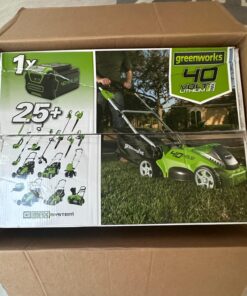 Greenworks 40V 16" Cordless (Push) Lawn Mower (75+ Compatible Tools), 4.0Ah Battery and Charger Included 16" Mower (4.0Ah) 39 717ysWuDxfL
