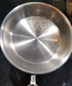 Made In Cookware - 10 Piece Stainless Steel Pot and Pan Set - 5 Ply Clad - Includes Stainless Steel Frying Pans, Saucepans, Saucier and Stock Pot W/Lid - Professional Cookware - Made in Italy 10-Piece (Stainless Steel) 70 717zcp1HVGL