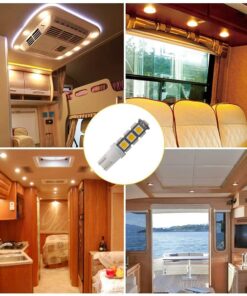 GRV T10 921 194 C921 13-5050 SMD Wedge LED Bulb Lamp Super Bright Warm White DC 12V Pack of 10 10 Pcs 30 717ziDQ74WS