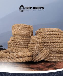 SGT KNOTS Twisted Manila Rope - Natural 3 Strand Fiber Hemp Rope for Indoor and Outdoor Use | Multipurpose Manila Rope for Crafts, DIY Projects, Home Decorating, Climbing | 1/4 in x 10ft 16 717zjnzZy7L