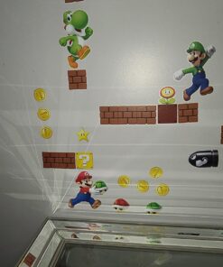 RoomMates RMK2351SCS Nintendo New Super Mario Bros Build a Scene Peel and Stick Wall Decals, Multicolored 32 717ztSHJMEL
