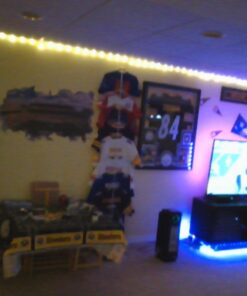 PANGTON VILLA Led Strip Lights 6.56ft for 40-60in TV, USB LED TV Backlight Kit with Remote - 16 Color 5050 LEDs Bias Lighting for HDTV 6.56 ft 44 718 UMjVMGL