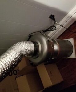 iPower GLFILT6M 6 Inch Air Carbon Filter Indoor Plants Grow Tent Odor Control Scrubber with Australia Activated C for Inline Fan, Reversible Flange, Prefilter Included, 6" 6" Filter 35 718 YRUf0OL