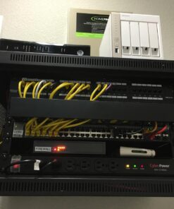 Tripp Lite 6U Wall Mount Rack Enclosure Server Cabinet, 16.5" Deep, Switch-Depth (SRW6U), Black Standard 30 7180AnQxOzL