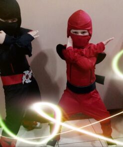 Boys Red Stealth Ninja Costume Small (6-8) 19 7180MhChogL