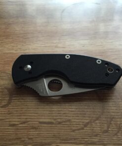 Spyderco Ambitious Value Knife with 2.31" Stainless Steel Blade and Durable Black G-10 Handle - PlainEdge - C148GP 46 7180eez3LL