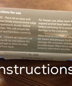 Leakproof, 3 Compartment, Bento Lunch Box, Airtight Food Storage Container (1 Pc) - Blue 58 7181loZw IL