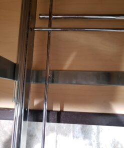 Rev-A-Shelf 2-Tier Kitchen Cabinet Pull Out 12" Cabinet Organizer for Pots, Pans, and Lid Cookware, Adjustable Heavy Duty Wire, Chrome, 5CW2-1222-CR 12 in. 49 71820atgNL