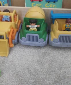 Green Toys Construction Vehicle Set, 3-Pack - Pretend Play, Motor Skills, Kids Toy Vehicles. No BPA, phthalates, PVC. Dishwasher Safe, Recycled Plastic, Made in USA. 30 7183ByLNs0L