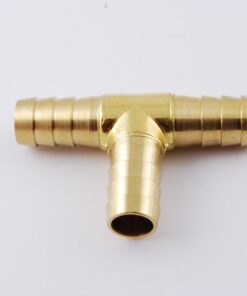 1/2" Hose ID, Hose Barb Tee T Union Fitting Intersection/Split Brass 1