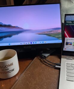 WUAWE 15.6" Portable Monitor, 1080P 72% NTSC 100% sRGB USB C HDMI Travel Monitor for Laptop, External Second Computer Monitor with HDR Freesync Low Blue Light for PC Mac Phone PS5 Xbox Switch 34 7185lBK37dL