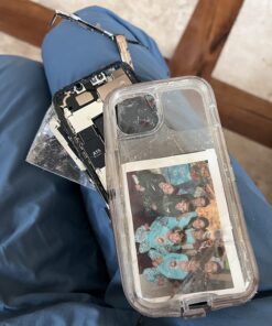 ORIbox for iPhone 14 Case for iPhone 13 Case, Heavy Duty Shockproof Anti-Fall Clear Case Crystal Clear 45 7186zqtYMBL