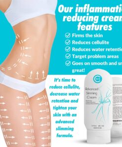 CSCS Anti Cellulite Advanced Slimming Cream - Fat Burning Hot Cream for Stretch Marks and Cellulite - Strengthens Skin Tissue, Tightening Loose Skin on Your Stomach, Thighs, Buttocks, Arms, etc - 6 oz 15 7187829RlNL