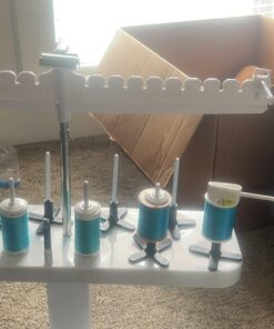 Embroidex - 20 Spool Thread Stand for All Home Embroidery Machines Brother Babylock Janome Bernina Pfaff etc.. 21 7187UzlYijL