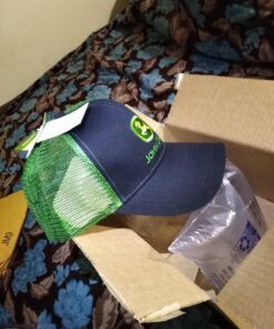 John Deere Farm State Pride Contrast Mesh Back Core Baseball Cap One Size Black/Green 31 71884G0VEJL