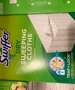 Swiffer Sweeper Dry Mop Refills for Floor Mopping and Cleaning, All Purpose Floor Cleaning Product, Unscented, 52 Count (Packaging May Vary) 52 Count (Pack of 1) 30 7188GEKQubL