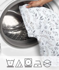 Boppy Nursing Pillow Original Support, Gray Taupe Leaves, Ergonomic Nursing Essentials for Bottle and Breastfeeding, Firm Fiber Fill, with Removable Nursing Pillow Cover, Machine Washable 22 7188oO1VXmL