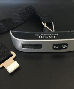 Camry Digital Luggage Scale, Portable Handheld Baggage Scale for Travel, Suitcase Scale with Hook,110 Pounds, Battery Included Red with Overweight Alert 43 7188rs3UWvL