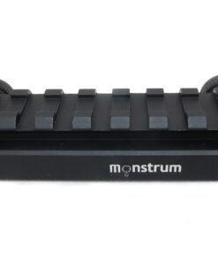 Alternative view of Monstrum Low Profile Picatinny Riser Mount (0.5" H x 5.7" L), for Scopes and Optics