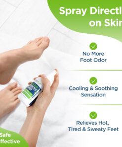 Rocket Pure Natural Shoe Deodorizer Spray & Foot Spray - Shoe Spray Deodorizer, Foot Spray Odor Eliminator Spray, Shoe Odor Eliminator, Foot Deodorant, Foot Odor Shoe Freshener (Mint, 4oz) 4 Fl Oz (Pack of 1) 21 7189DHU8n6L