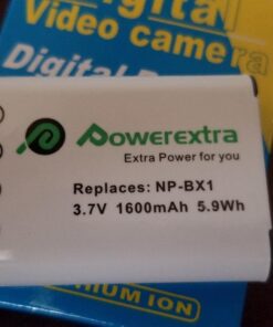 Powerextra 2 Pack Replacement Sony NP-BX1 Li-ion Battery and Charger Compatible with Sony NP-BX1/M8 and Sony Cyber-Shot DSC-RX100, DSC-RX100 II, DSC-RX100M II, DSC-RX100 III, DSC-RX100 V 21 7189KWRgpkL