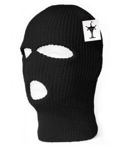 Alternative view of TopHeadwear 3-Hole Ski Face Mask Balaclava One Size Black
