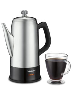 Cuisinart PRC-12 Classic 12-Cup Stainless-Steel Percolator, Black/Stainless 17 718ANc8aIZL