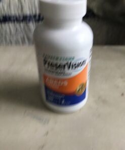 PreserVision AREDS Eye Vitamin & Mineral Supplement, by Bausch + Lomb, 120 Count Bottle (Soft Gels) Areds Lutein 120 Count (Pack of 1) 19 718B8Cx x9L