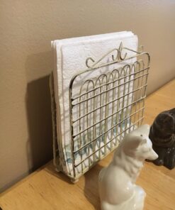 Park Designs Garden Gate Napkin Holder - Cream 14 718BDExuDL