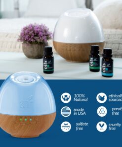 artnaturals Essential Oil Diffuser & Baby White Noise Sound Machine w/Night Light - 6 Natural Relaxing & Soothing Sounds - Sleep Therapy for Babies, Kids & Adults - Aromatherapy Humidifier for Bedroom 24 718BSM8oPOL 1