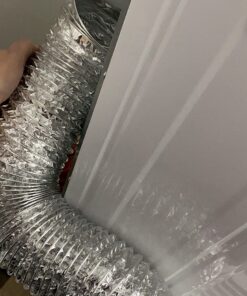 Deflecto Dryer Lint Trap Kit, Indoor Venting with Supurr-Flex Flexible Metallic Duct, Includes Clamps (LTF) 36 718BzDc6ADL