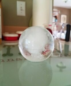 Silicone Ice Molds Set of 2 - Circle Ice Cube Molds for Large Round Ice Balls - Ideal Sphere Shaped Big Ice Balls for Whiskey, Bourbon, Scotch, and Other Drinks - Includes Extra Cocktail Recipes 24 718CJEGuuOL