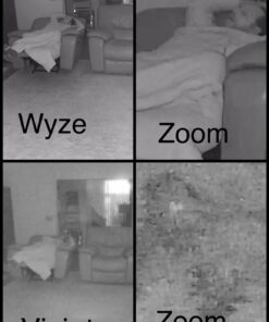 WYZE Cam v2 1080p HD Indoor WiFi Smart Home Camera with Night Vision, 2-Way Audio, Works with Alexa & the Google Assistant, White, 1-Pack Wyze Cam v2 53 718CZnvVWeL