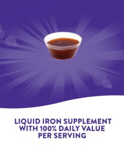 Nature's Way Liquid Iron, Provides Daily Value of Iron, Sugar Free, Berry Flavored, 16 Fl. Oz. 19 718CoW2HOwL