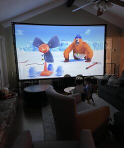 GooDee Projector 4K With WiFi And Bluetooth Supported, FHD 1080P Mini Projector For Outdoor Moives, 5G Video Projector For Home Theater Dolby Audio Zoom Portable Projector TV Stick PPT (YG600 Plus) Titanium Grey 34 718Cx0r2cjL